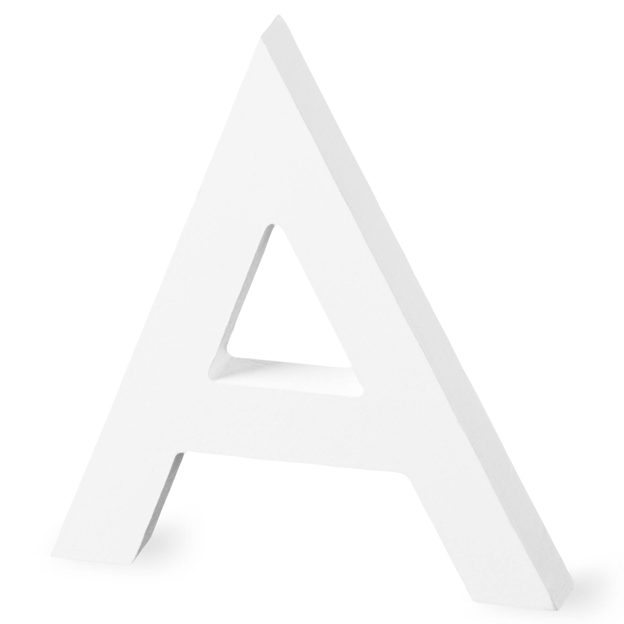 5.5" White MDF Letter by Make Market